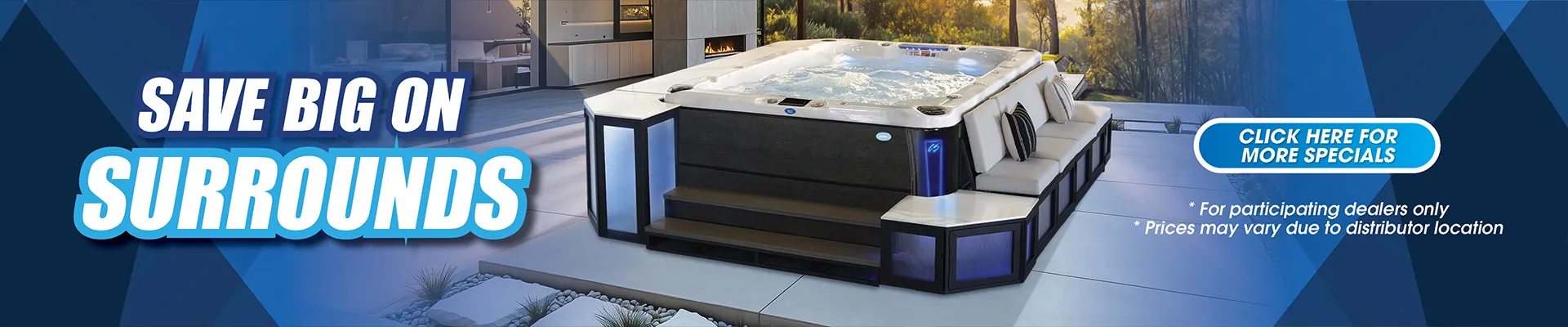 Calspas hot tub being used in a family setting - Revere